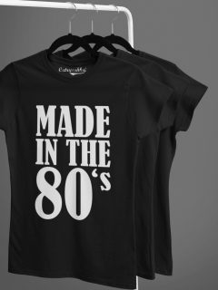 TRICOU MADE IN THE 80S DETALIU 2