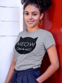 TRICOU MEOW CLASIC GRI