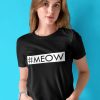 TRICOU MEOW NEGRU