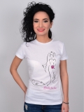 TRICOU ALB BRIDE TO BE