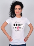 TRICOU ALB BRIDE TO BE V2