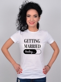 TRICOU ALB GETTING MARRIED LOADING