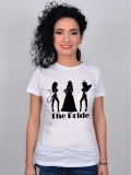 TRICOU ALB THE BRIDE DEVIL AND ANGEL