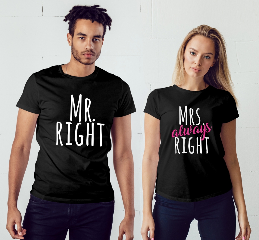 TRICOURI CUPLU MR AND MRS RIGHT 1