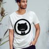 TRICOU BARBATI ALB GENTLEMEOW 1