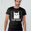 TRICOU BARBATI NEGRU CAT MAN 1