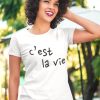 TRICOU ALB CEST LA VIE 1