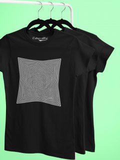 TRICOU ILUZIE OPTICA PATRATA DETALIU 2