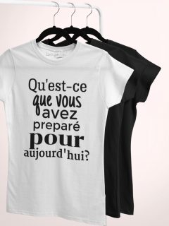 TRICOU ALB QUEST CE QUE VOUS AVEZ PREPARE DETALIU 2