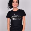 TRICOU PETRECEREA BURLACITELOR CHEERS BITCHES NEGRU 1