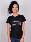 TRICOU PETRECEREA BURLACITELOR CHEERS BITCHES NEGRU 1