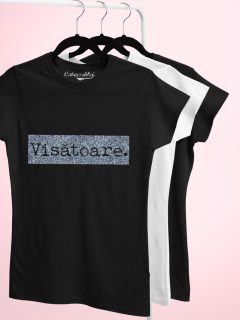 TRICOU VISATOARE GLITTER DETALIU