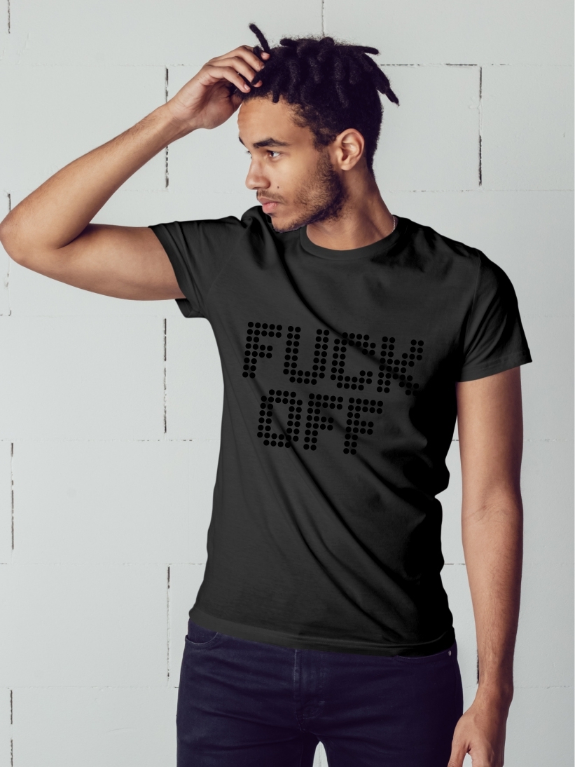 Tricou Barbati Negru F*ck Off