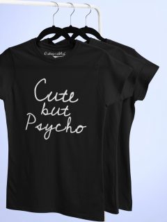 TRICOU CUTE BUT PSYCHO DETALIU 2
