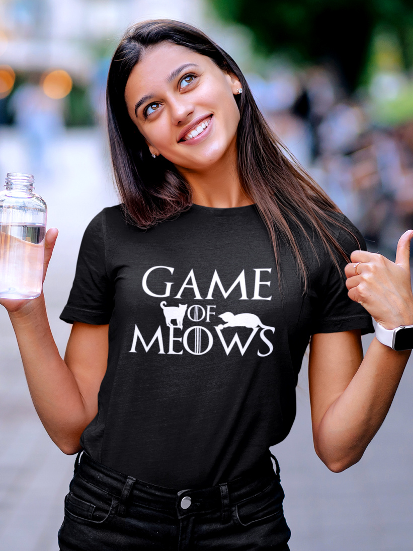 Tricou Pisici Game of Meows