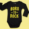 BODY CU MESAJ BORN TO ROCK NEGRU