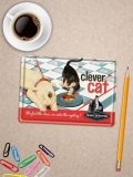 CARTE POSTALA CU PISICI CLEVER CAT