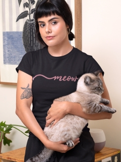 TRICOU MEOW CODITA ROSE GOLD