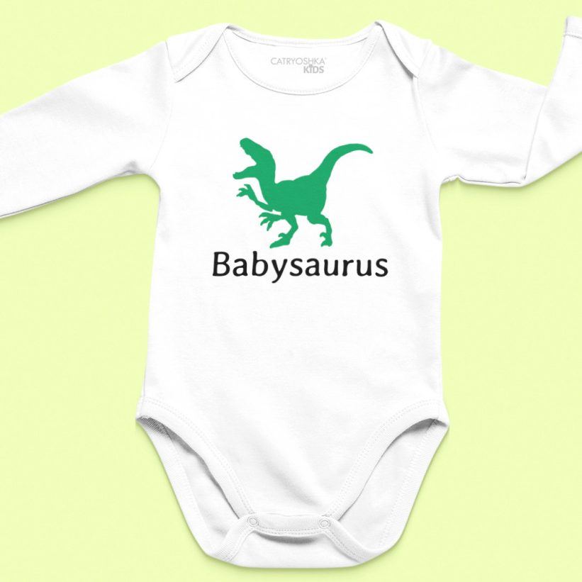 Body Bebelusi Cu Mesaj Babysaurus