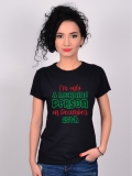 TRICOU CU MESAJ DE CRACIUN 25 DECEMBRIE