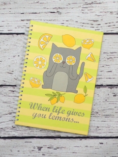 AGENDA CU PISICI WHEN LIFE GIVES YOU LEMONS