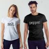 TRICOURI CUPLU SALT AND PEPPER ALB SI NEGRU 1