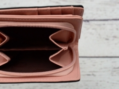 PORTOFEL CU PISICI NEGRU MIC DETALIU