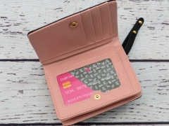 PORTOFEL CU PISICI NEGRU MIC DETALIU INTERIOR