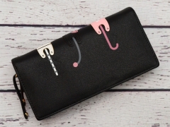 PORTOFEL CU PISICI NEGRU SPATE