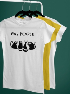 TRICOU EW PEOPLE ALB DETALIU 2