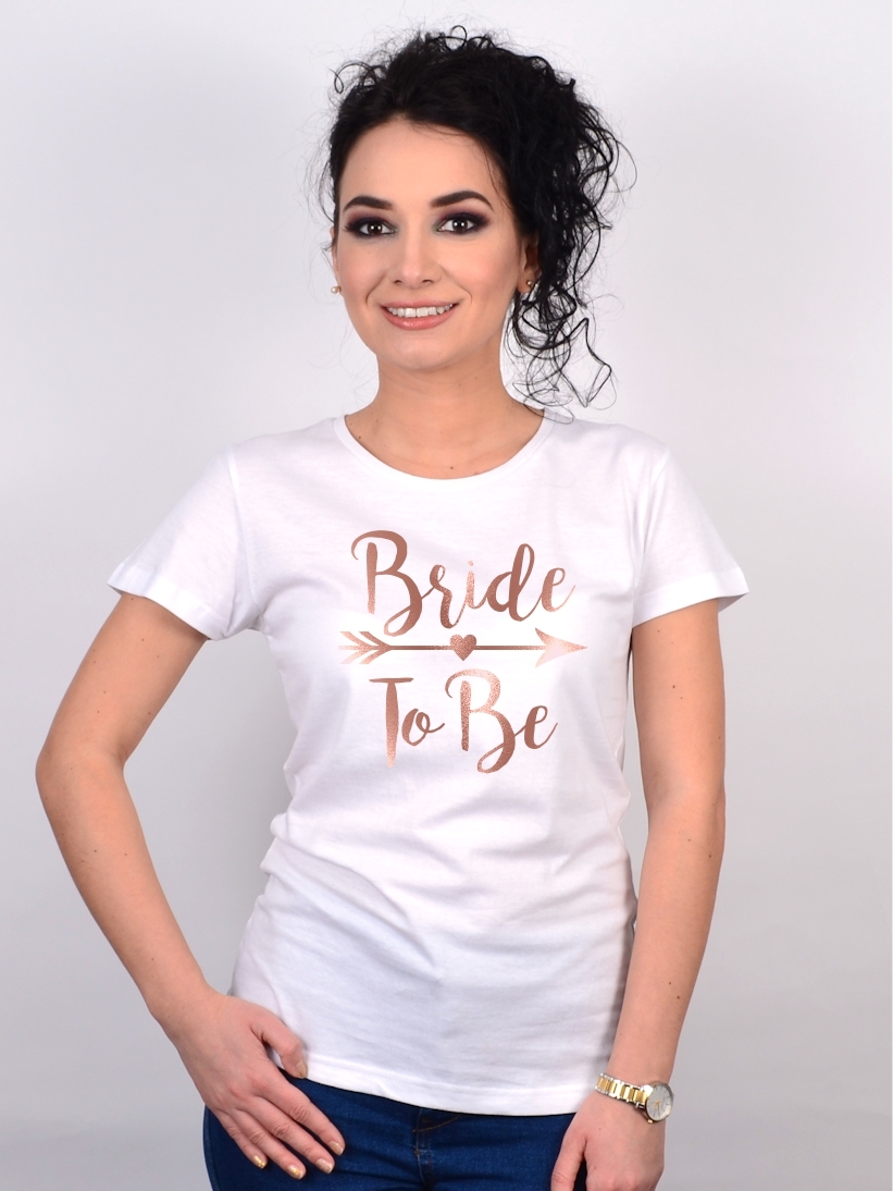Tricou Burlacite Bride To Be Rose Gold