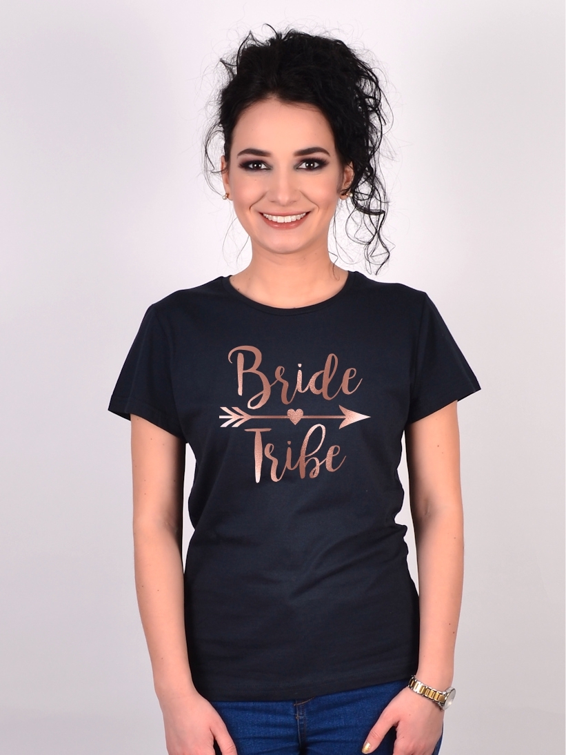 Tricou Burlacite Bride Tribe Rose Gold