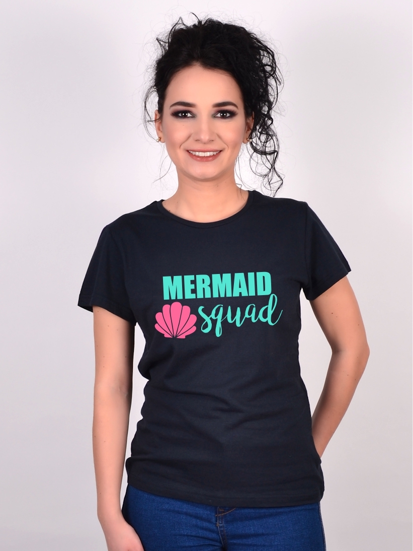 Tricou Burlacite Mermaid Squad