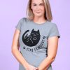 TRICOU STAY PAWSITIVE GRI