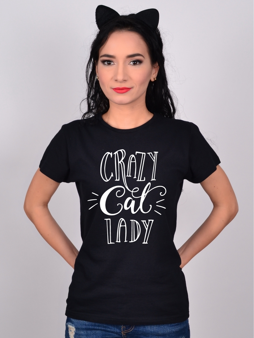 Tricou Crazy Cat Lady V3 SALE