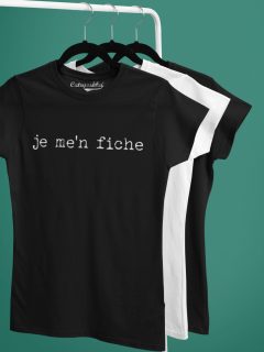 TRICOU NEGRU CU MESAJ JE MEN FICHE DETALIU 2