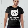 TRICOU BARBATI STAYHOME WITH CATS