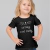 TRICOU COPII CRAZY CAT LADY