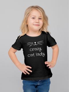 TRICOU COPII CRAZY CAT LADY