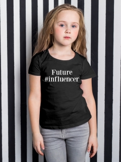 TRICOU COPII CU MESAJ FUTURE INFLUENCER