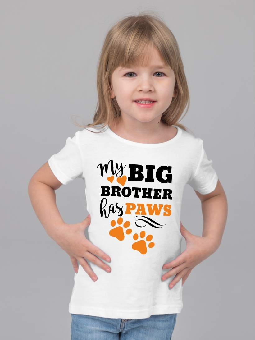 Tricou Copii My Big Brother Has Paws