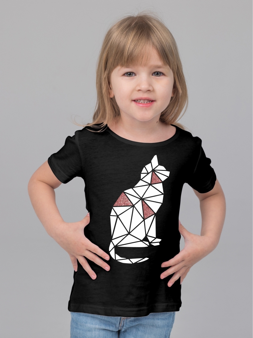 Tricou Copii Pisica Origami