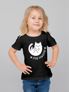 TRICOU COPII STAY PAWSITIVE