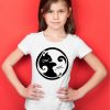 TRICOU COPII YIN AND YANG ALB