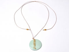 MEDALION CERAMICA VERDE MENTA MEOW 2