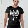 TRICOU BARBAT NEGRU STRAGERTHINGS UPSIDE DOWN