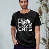 TRICOU REAL MEN LOVE CATS V2