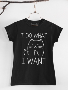 TRICOU I DO WHAT I WANT NEGRU DETALIU
