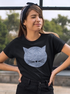 TRICOU MEOW GLITTER