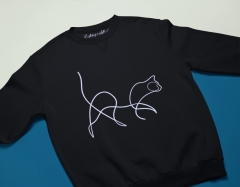 SWEATSHIRT CAT ONE LINE 2 1